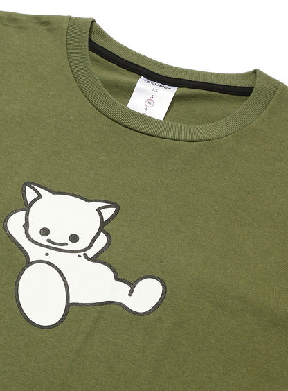 S/S Tee 寝転ぶ