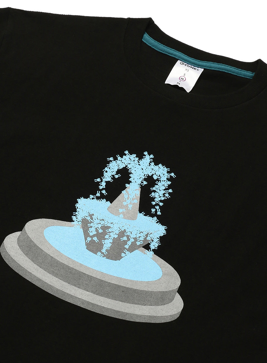 S/S Tee 噴水