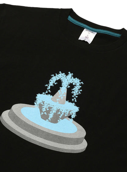 S/S Tee 噴水