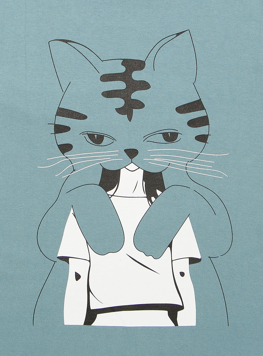 S/S Tee ネコ憑き