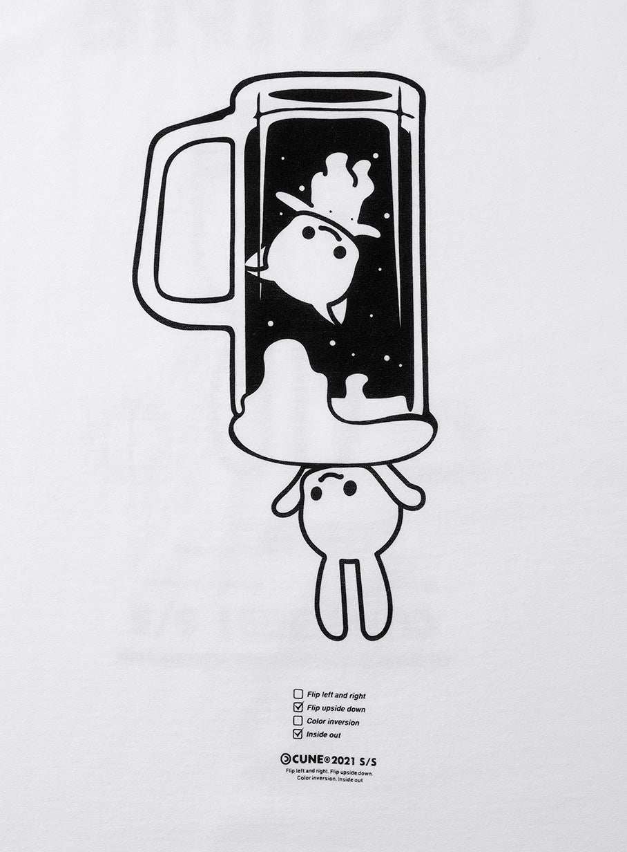 反転Tシャツ ビール