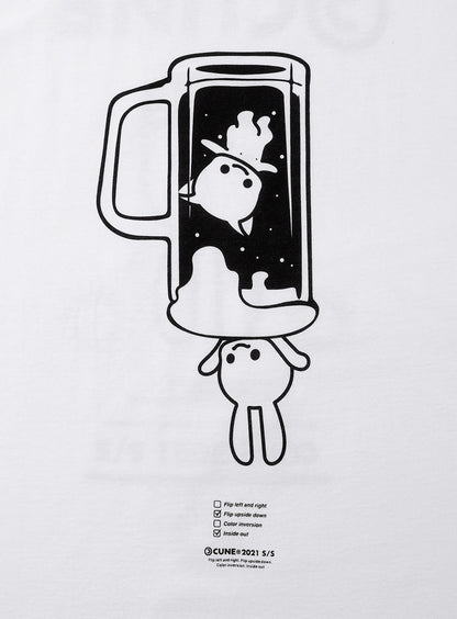 反転Tシャツ ビール