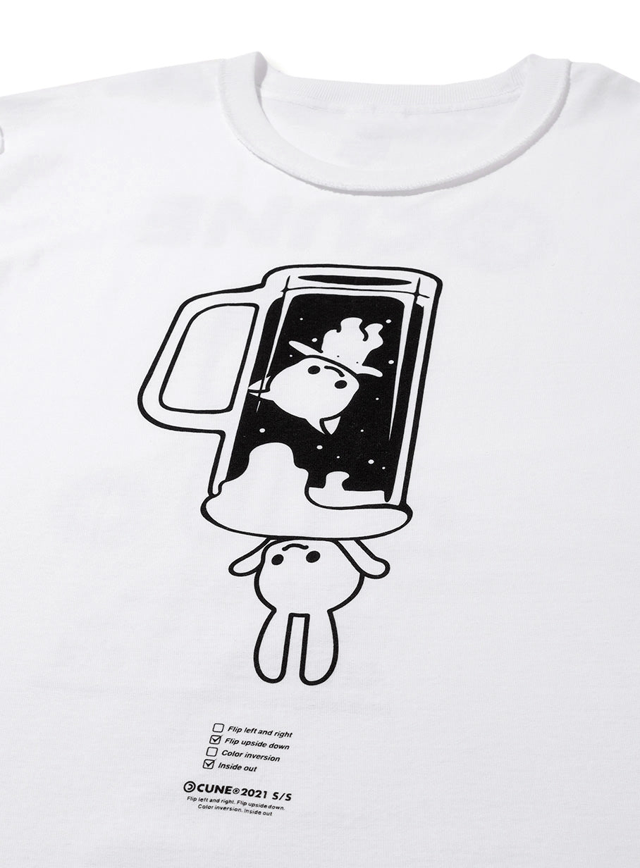 反転Tシャツ ビール