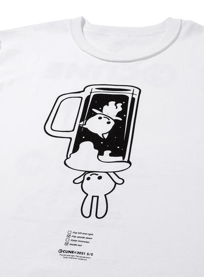 反転Tシャツ ビール