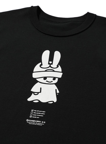 反転Tシャツ 目出し帽