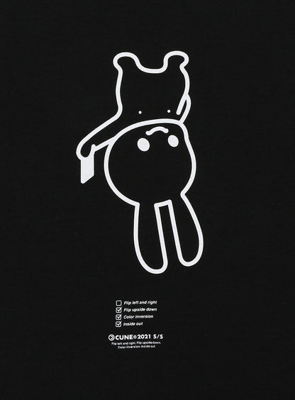 反転Tシャツ 自撮り