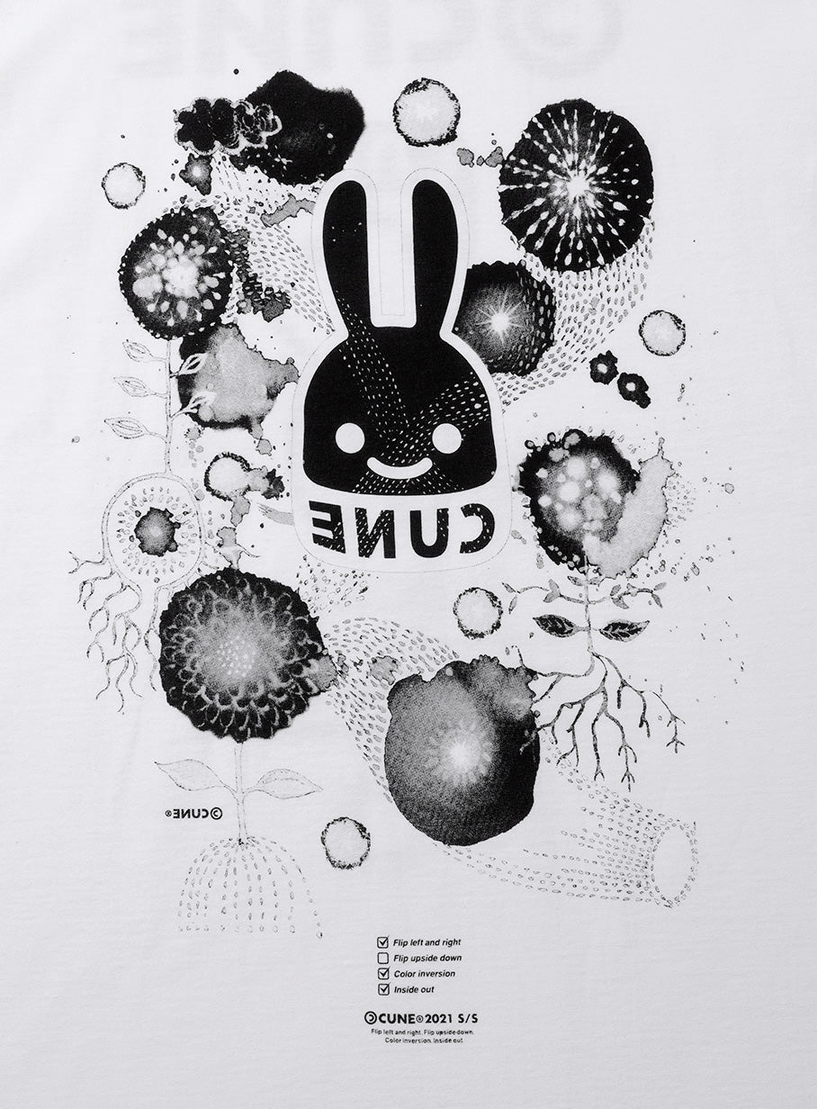 反転Tシャツ お花