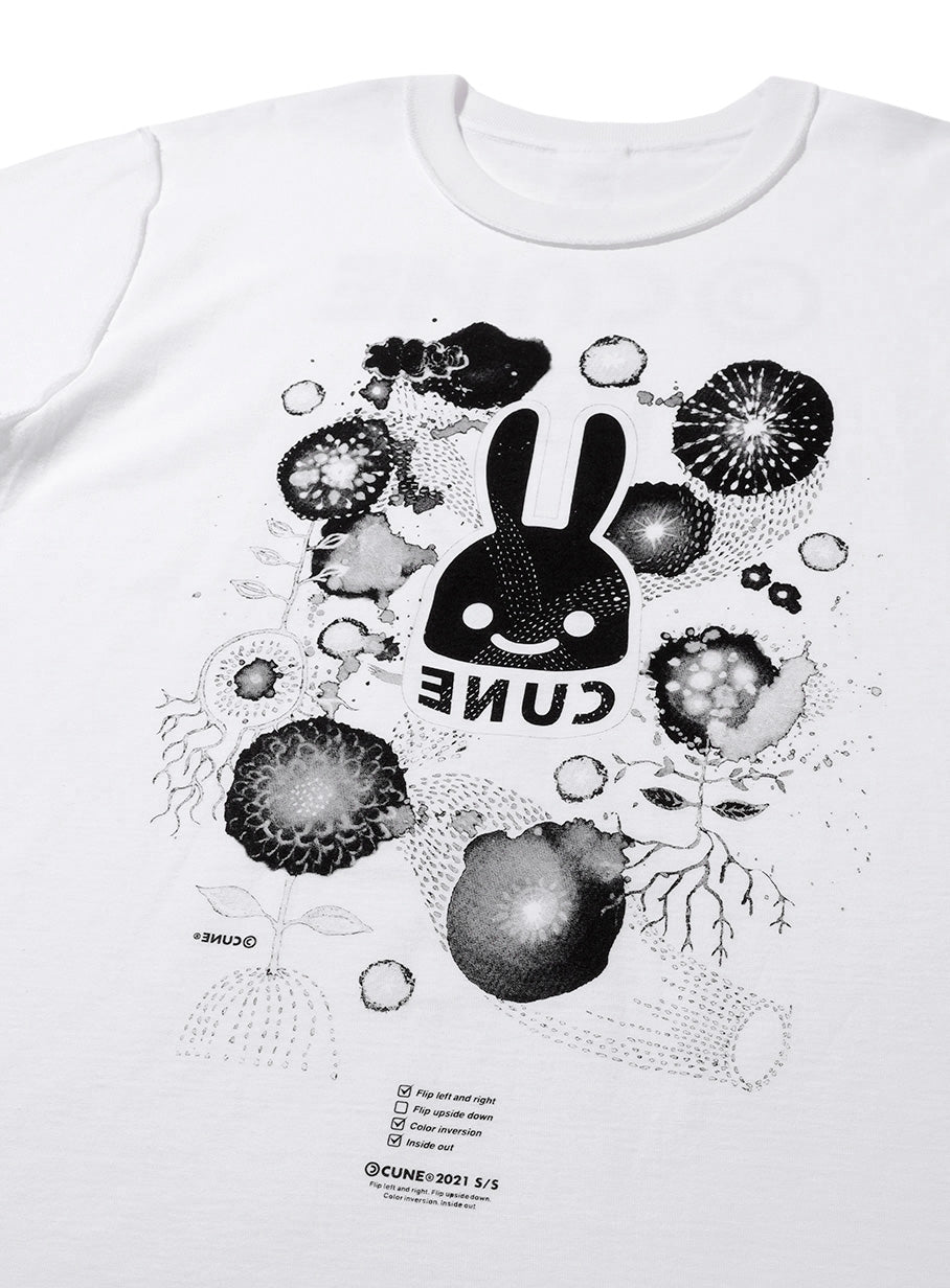 反転Tシャツ お花