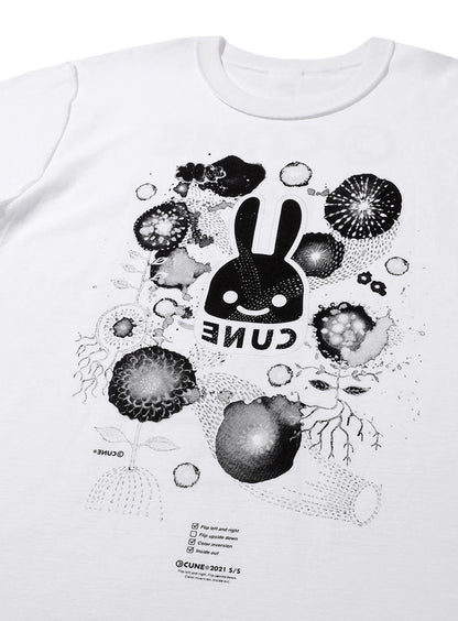 反転Tシャツ お花