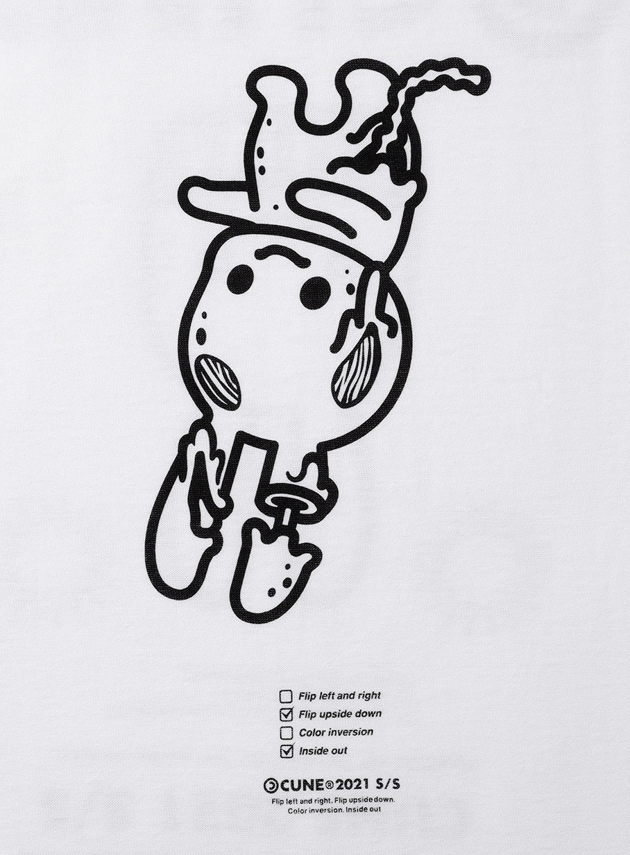 反転Tシャツ ゾンビ