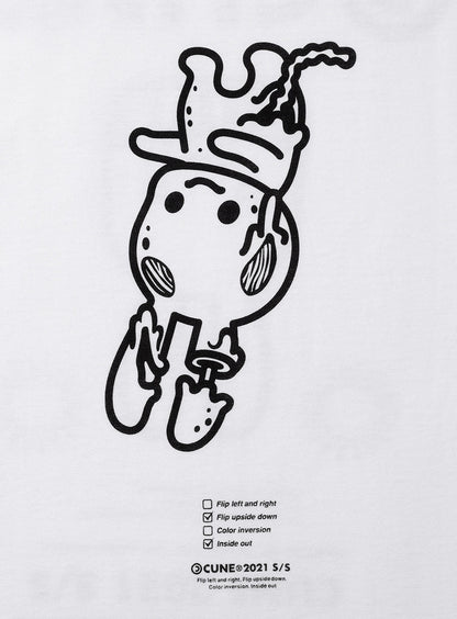 反転Tシャツ ゾンビ