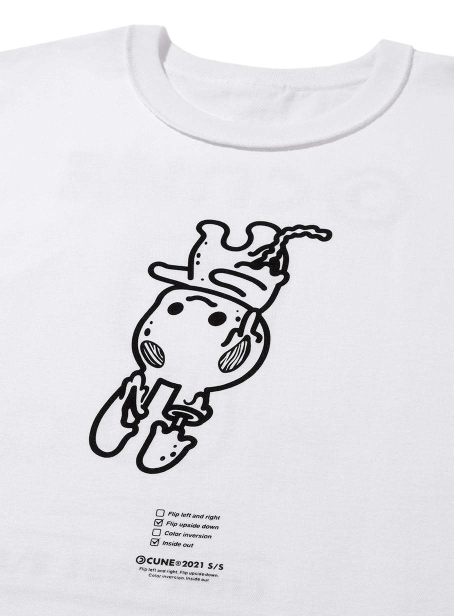 反転Tシャツ ゾンビ