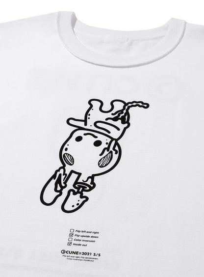 反転Tシャツ ゾンビ