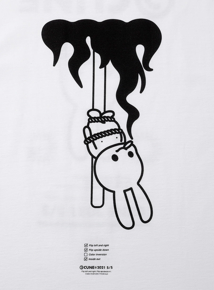 反転Tシャツ 喫煙