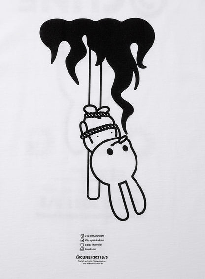 反転Tシャツ 喫煙