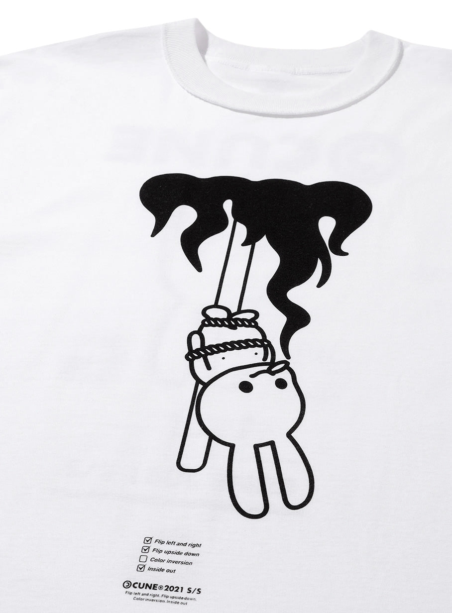 反転Tシャツ 喫煙