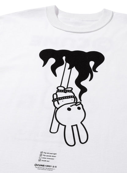 反転Tシャツ 喫煙