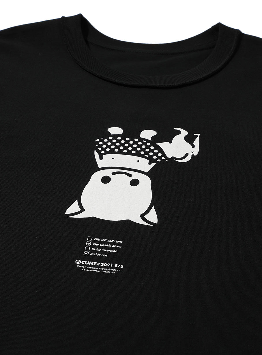 反転Tシャツ 犬