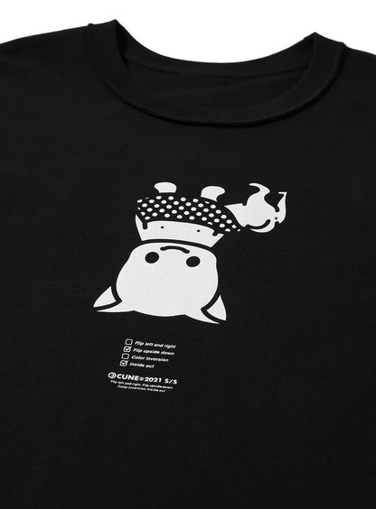 反転Tシャツ 犬