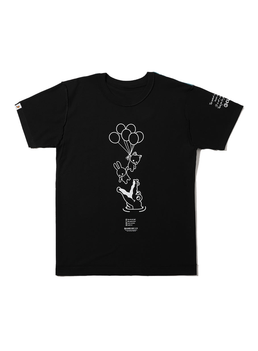 反転Tシャツ ワニ