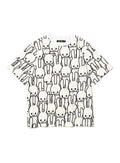 うさちゃんとねこちゃんTシャツ