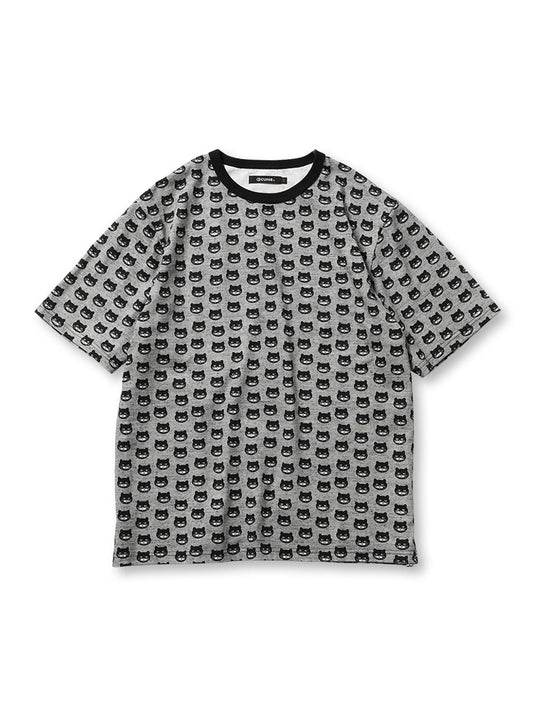 黒猫ドットTシャツ