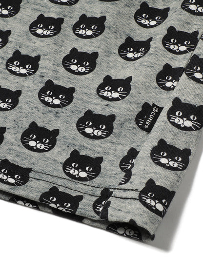 黒猫ドットTシャツ