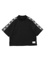 ウサギテープのモックネックTシャツ