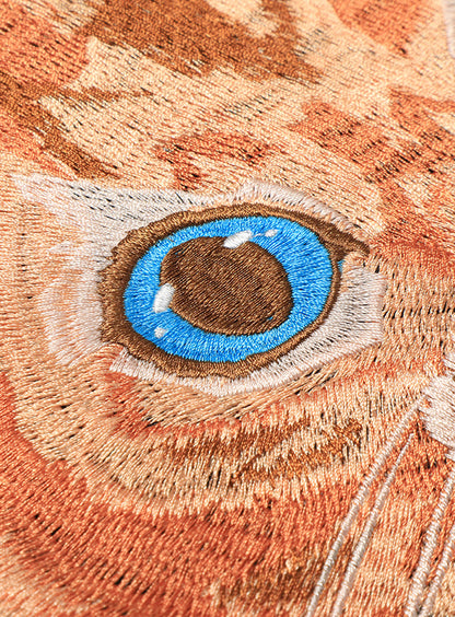 飛び出す猫のナイロンスタジャン