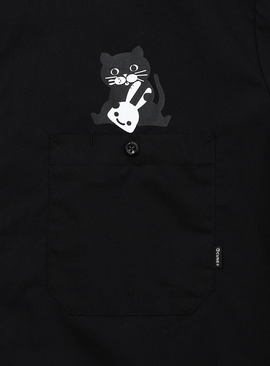 ワークシャツ マッシブ猫