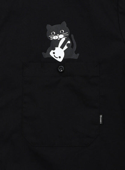 ワークシャツ マッシブ猫