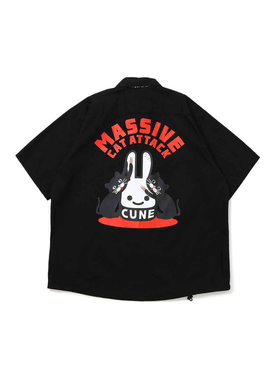 ワークシャツ マッシブ猫
