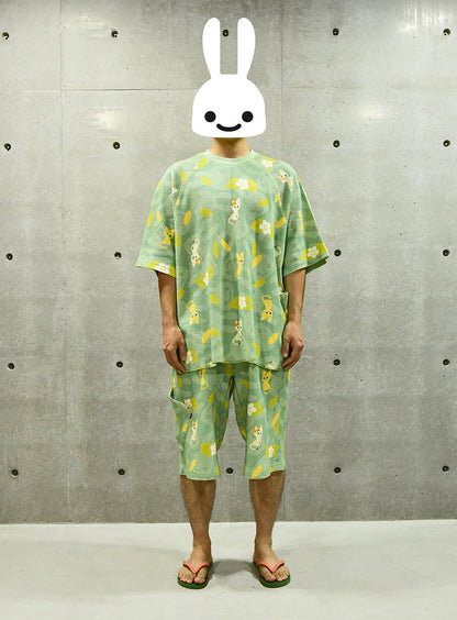 ワッフルハーフパンツ またたび
