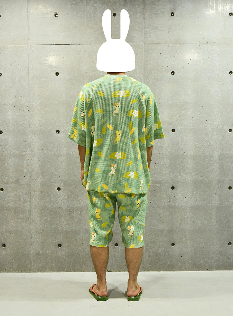 ワッフルハーフパンツ またたび