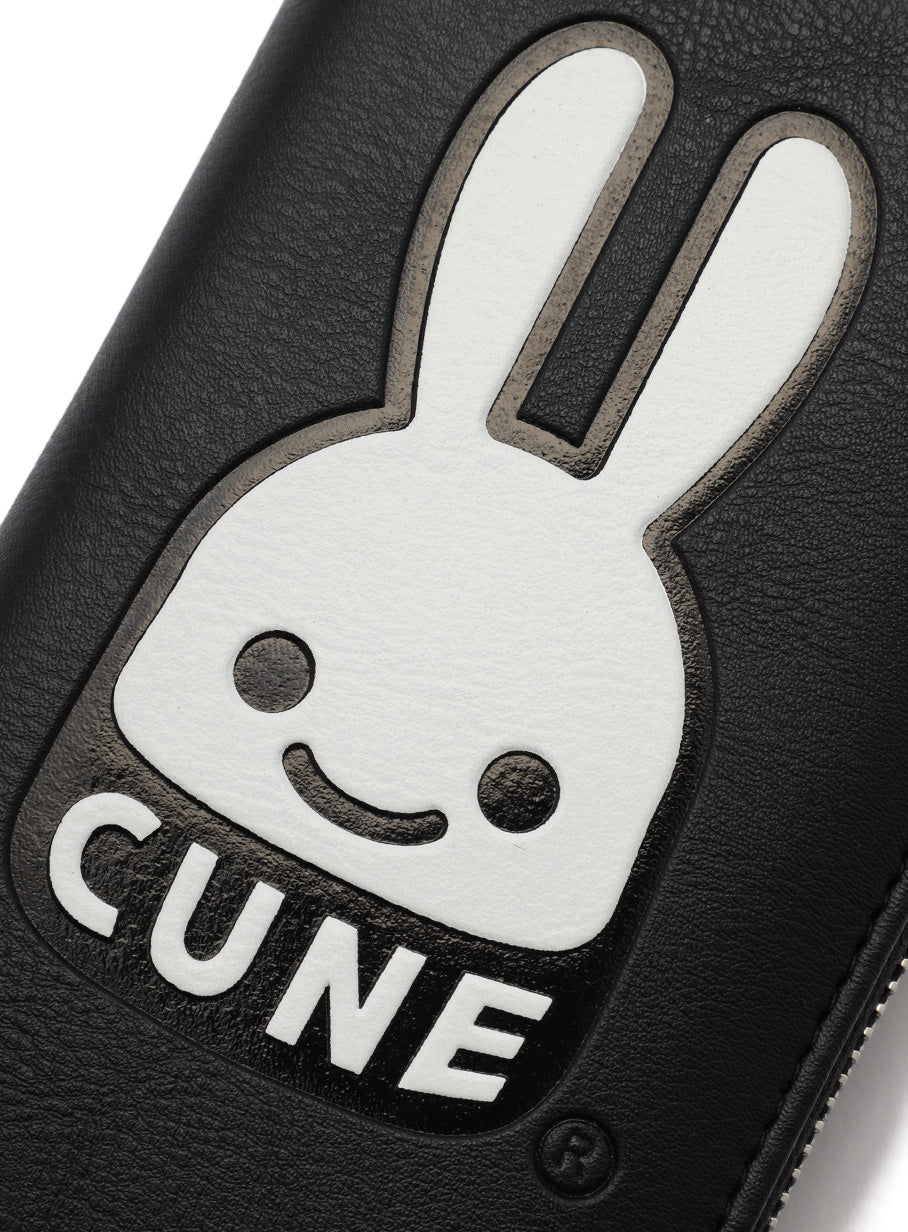 CUNEウサギプリントロングウォレット