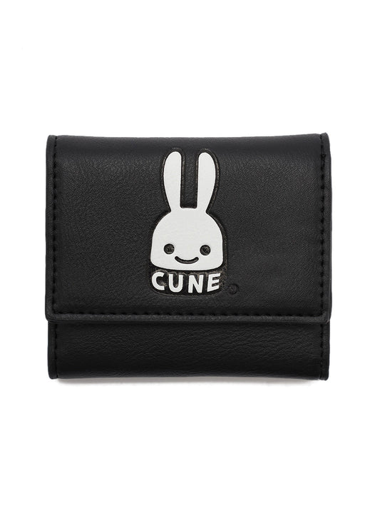 CUNEウサギプリント三つ折りウォレット