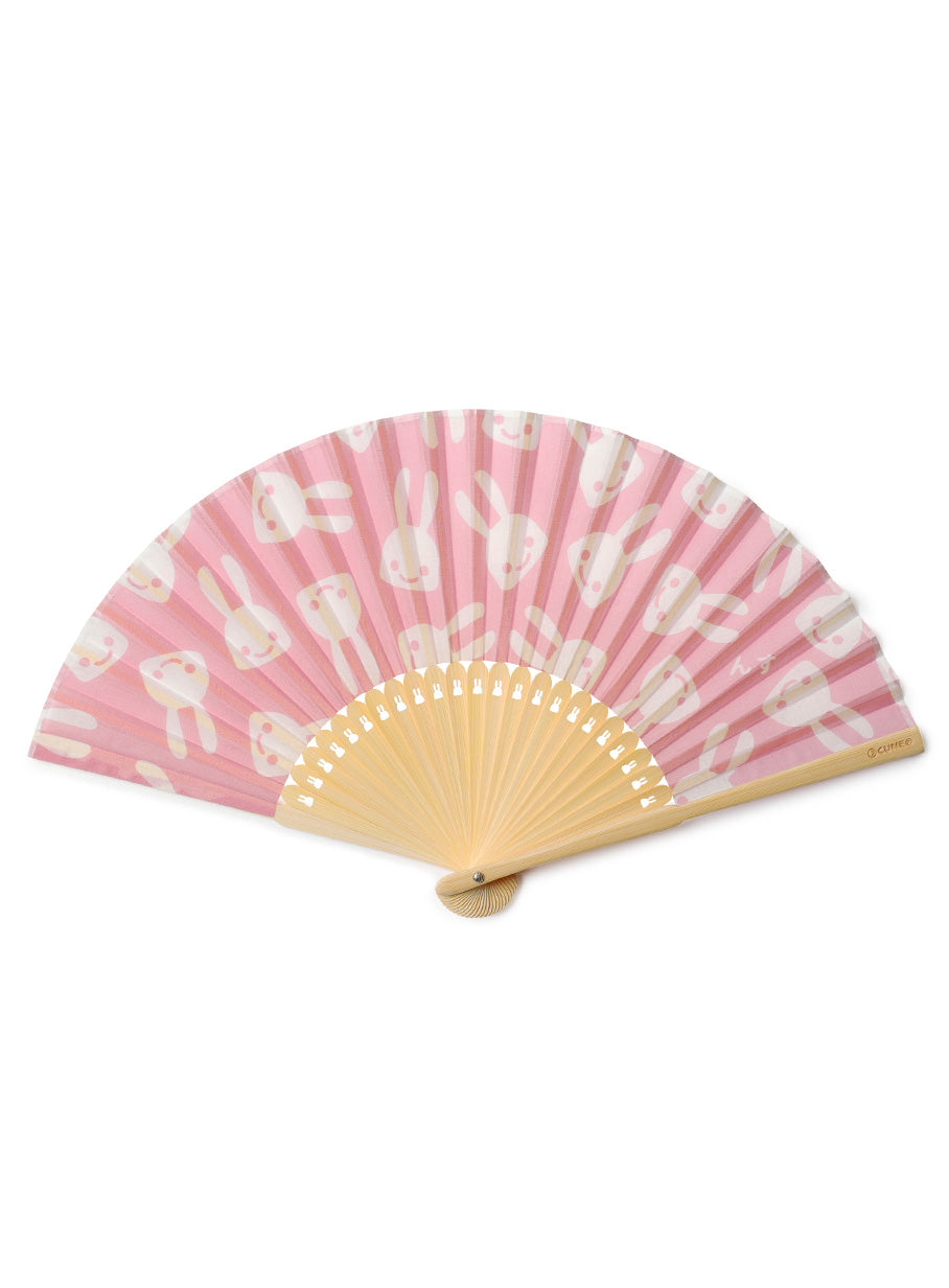 竹と布の扇子