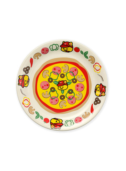 株式会社びろびろにゃんにゃんピザのチキン皿