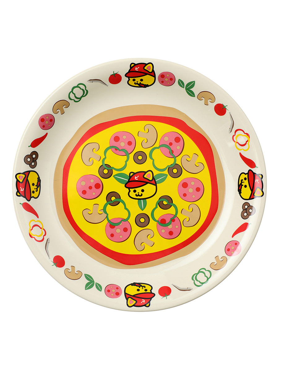 株式会社びろびろにゃんにゃんピザのパスタ皿