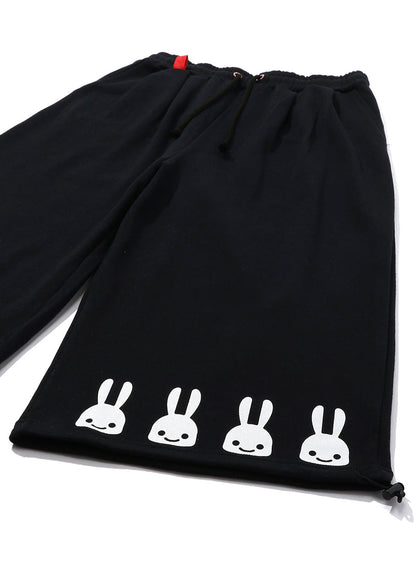 スウェットのワイドパンツ