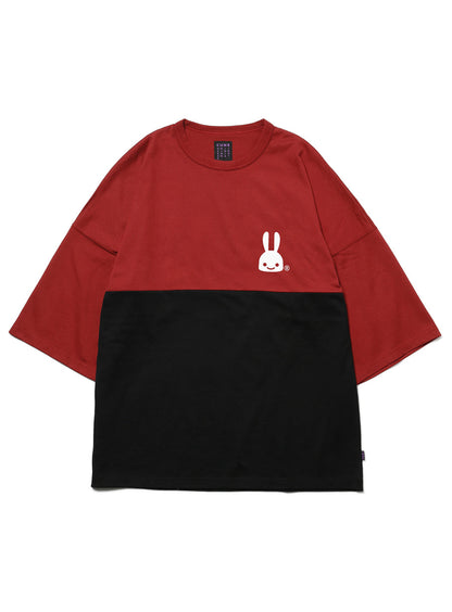 背中にウサギがたくさん半袖カットソー