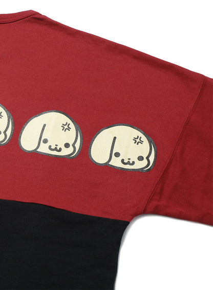 背中にいぬちゃんが6匹半袖カットソー