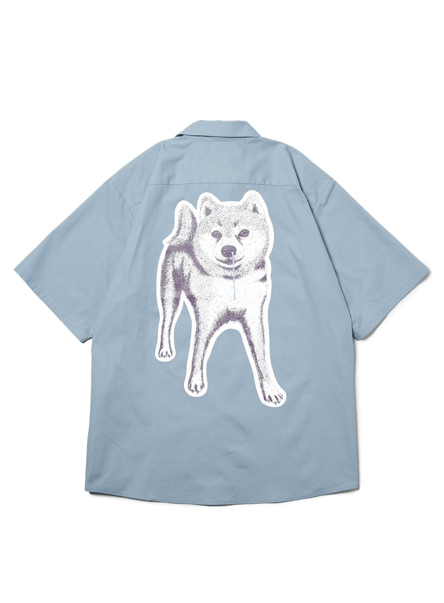 ワークシャツ 犬