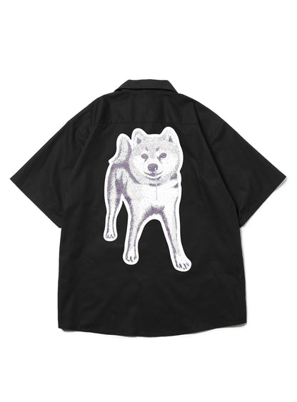 ワークシャツ 犬