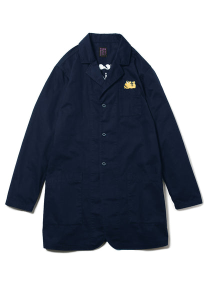 刺繍のショップコート