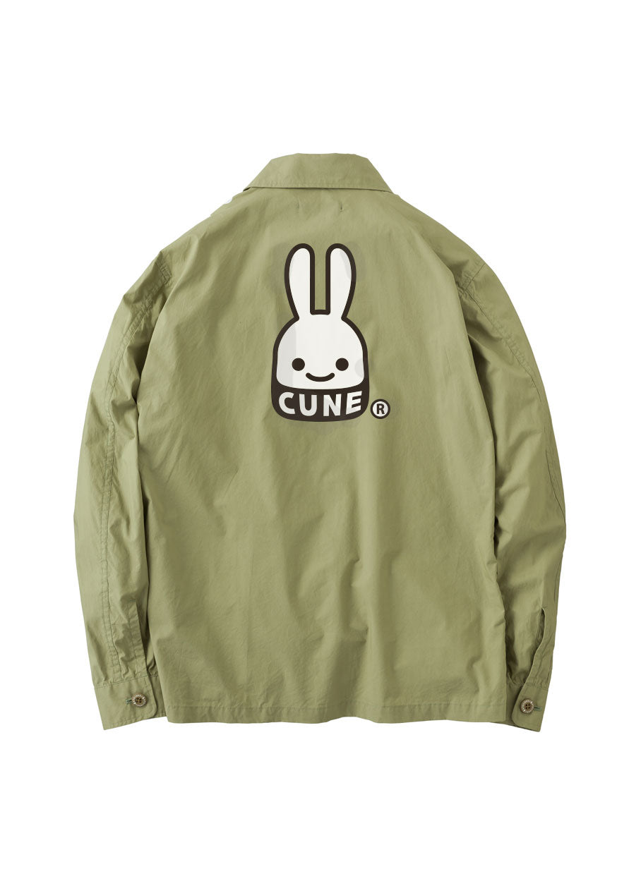 CUNEウサギミリタリーシャツ