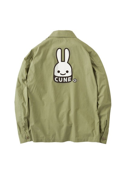 CUNEウサギミリタリーシャツ