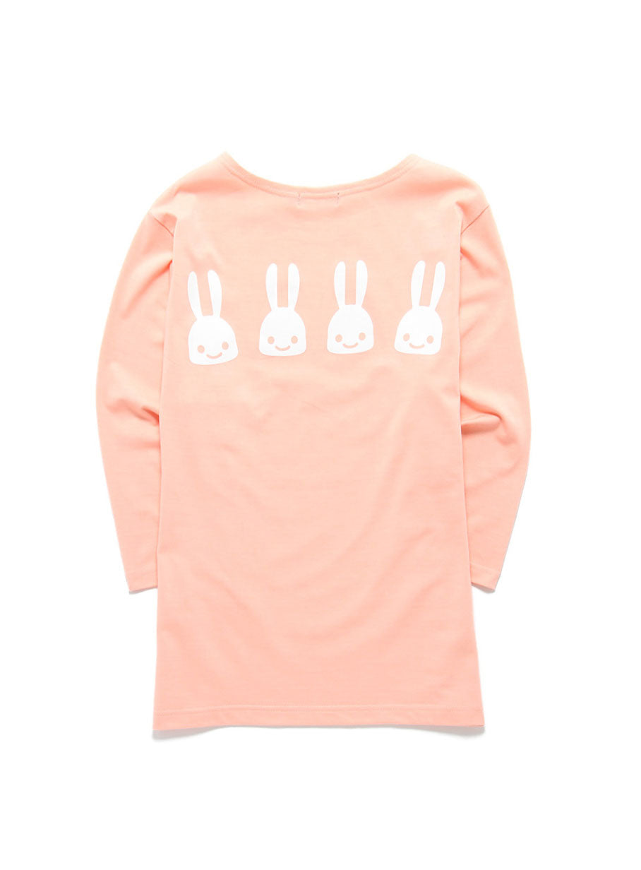 CUNEウサギ スーピマ ボートネックC/S