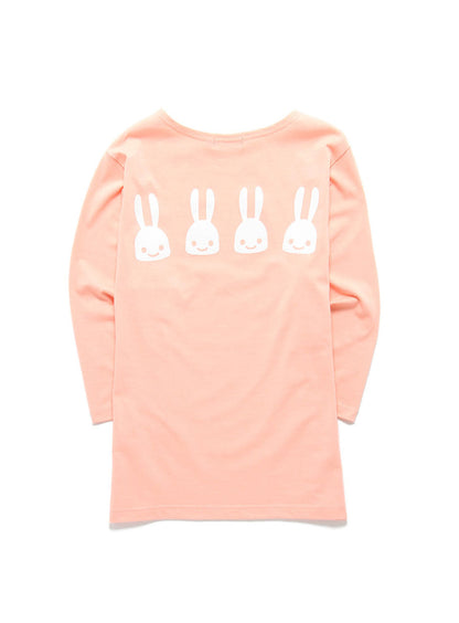 CUNEウサギ スーピマ ボートネックC/S