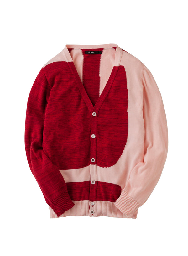 コットンニットカーディガン